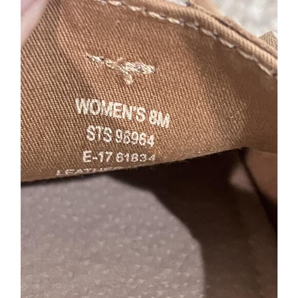 Sperry Top-Sider Boat Shoes Womens Size 8M Tan Leather Mesh Angelfish STS96864 - Picture 9 of 12